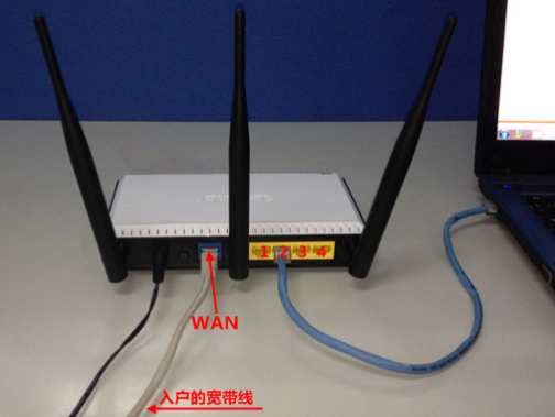 宽带网线接入上网时，路由器的正确连接方式